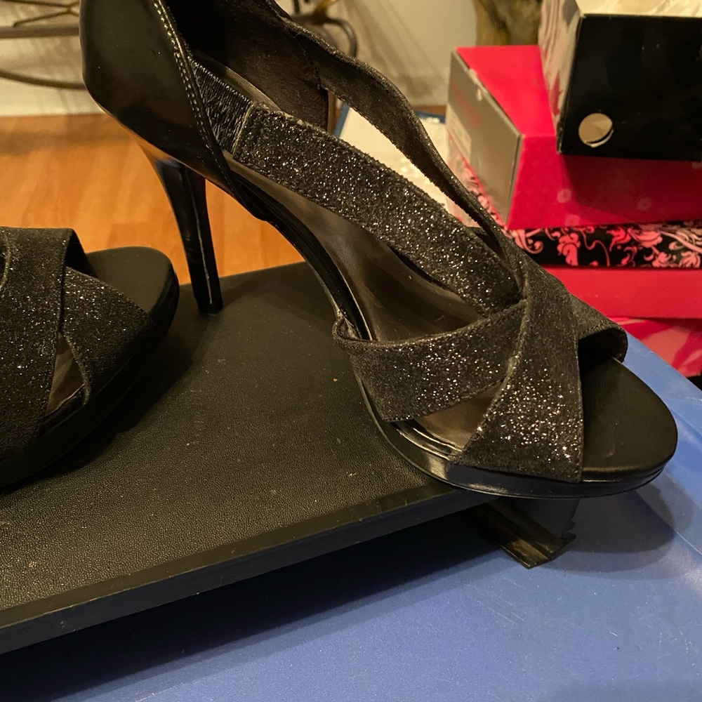 Black high heels